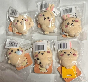Chiikawa Usagi Kuji Rabbit Plush Badge Complete Set of 6 2025 New Japan - Picture 1 of 1