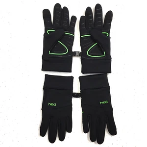 HEAD Touchscreen Gloves Black Green Kids Large Unisex Youth Winter 2 Pairs NWOT - Picture 1 of 4