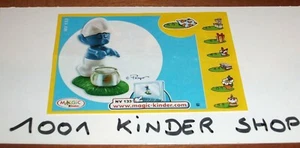 KINDER NV133 NV 133 SCHLÜMPF SCHTROUMPF SMURF BPZ VARIANTE RUSS/UKR AZTEC - Photo 1/1