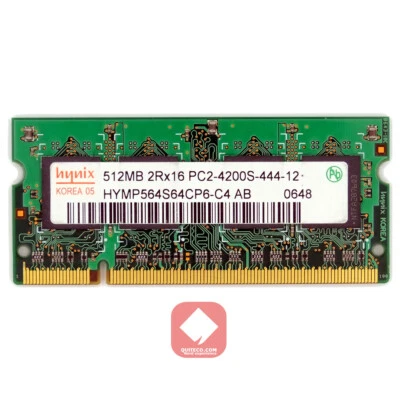 Hynix RAM DDR2 DDR-2 533Mhz 512MB PC2-4200S HYMP564S64CP6-C4 - Immagine 1 di 2