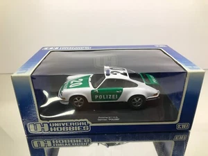 UNIVERSAL HOBBIES 3223 PORSCHE 911 2.4L POLIZEI -1:18 ex rare- GOOD IN BOX - Imagen 1 de 8