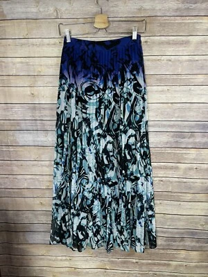 Bebe Talla 2 Falda Aberturas Laterales Boho Plisada Lateral Cremallera Forrada Pantalones Cortos Ombré Floral Foto 1 de 4