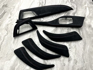 JUEGO DE MOLDURAS INTERIORES BMW F20 F22 F21 ALCANTARA M COSTURAS MPERFORMANCE RHD - Imagen 1 de 10