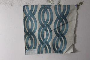 Duralee, Rolling Along, Embroidered Novelty, 17" W X 17" L, Color Turquoise - Picture 1 of 1