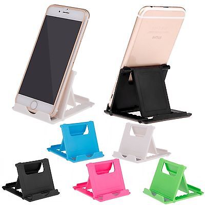 Universal Desk Stand Mobile Phone Tablet Holder Adjustable Foldable Portable NEW • 3.59£
