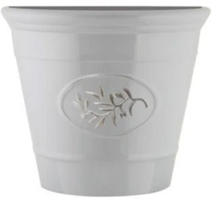 Wall Hanging Plastic Planter Flower Plant Bucket 2.4 Basket Outdoor Garden Decor - Picture 1 of 1
