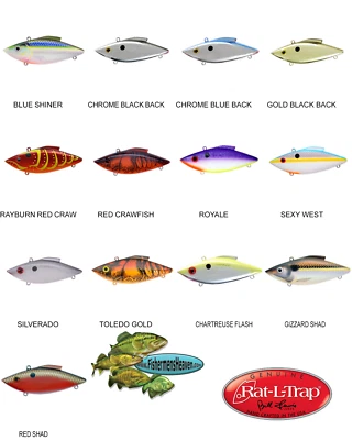 Rat-L-Trap Knock-n-Trap Lipless Crankbait Any KRT 1/2 or KMG 3/4oz by Bill Lewis - Image 1 of 4