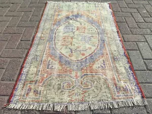 Turkish Small Rug, Carpet, Door Mat, Bedroom Rug Area Rugs Tapis Teppich 31"x50" - Picture 1 of 13