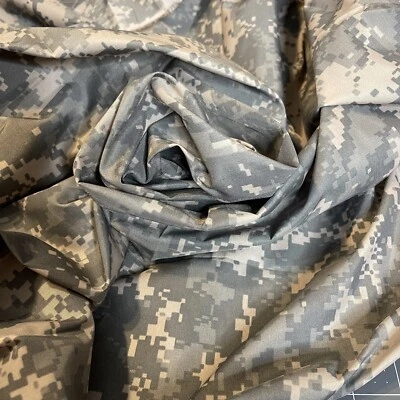 Desert Digital Camouflage Fabric 1 Yard 18” x 63” wide plus remnants - Image 1 of 4