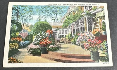 Postcard: "Rose Hill" Residence of Mrs. Sheffield Phelps ~ Aiken, South Carolina - Image 1 of 2