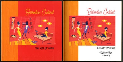 Shag Josh Agle SIGNED AUTOGRAPHED Bottomless Cocktail HC 1st Ed Tiki Beatniks - Image 1 of 2