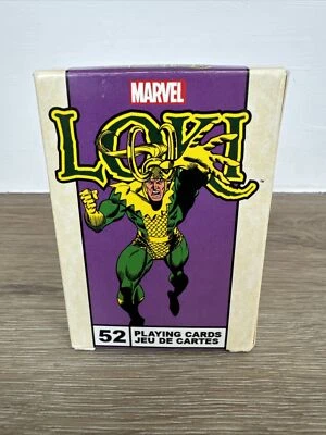 Loki God Of Mischief 52 Card Playing Deck Cards Official Poker Marvel Retro - Image 1 of 4