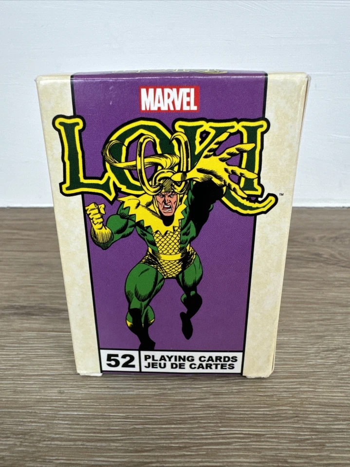 Loki God Of Mischief 52 Card Playing Deck Cards Official Poker Marvel Retro - Image 1 of 4