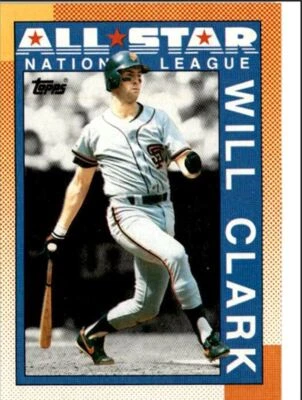 1990 Topps Baseball Cards Will Clark San Francisco Giants #397 - Image 1 of 2
