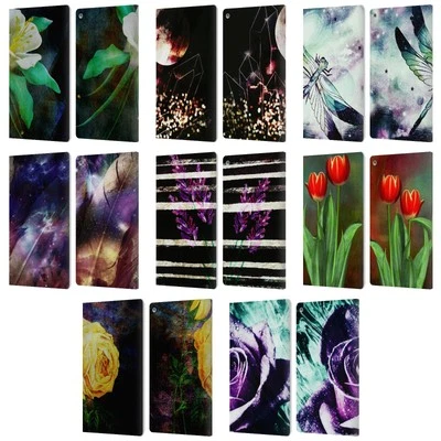 OFFICIAL HAROULITA ABSTRACT NATURE LEATHER BOOK CASE FOR AMAZON FIRE - Image 1 of 4