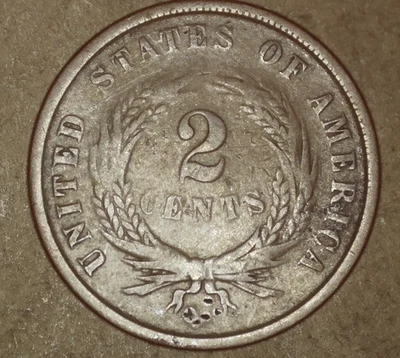 1864 2 cent piece Lot BC 440 - Image 1 of 2