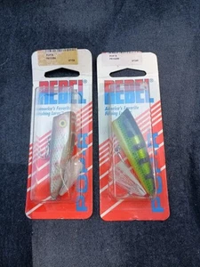 2 Rebel Pop R Lures New P61g254 255 07240 2004 - Picture 1 of 3