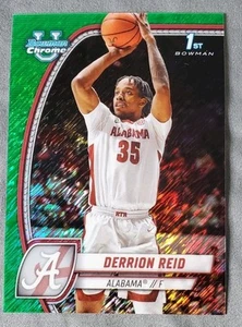 2025 Topps Chrome Green Derrion Reid - Picture 1 of 1