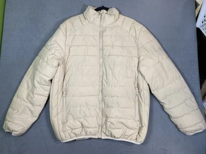 Chaqueta acolchada beige unisex FFLA River Trail XL cuerdas sueltas nueva sin etiquetas*Ver - Imagen 1 de 9