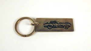 Sterling Silver Muscle Car Key Ring Hand Made in the USA Free U.S Shipping - Picture 1 of 4