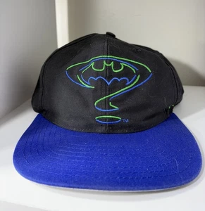Vintage 1994 Batman Forever Movie Promo Snapback Hat Riddler  - Picture 1 of 8
