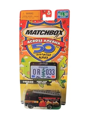 Matchbox Across America 50th Birthday Series OREGON DENNIS SABRE FIRE TRUCK - Image 1 of 2
