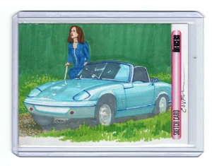 The Women of the Avengers 2014 Sketch Card SK1 One of a Kind Artist Roy Cover - Picture 1 of 4