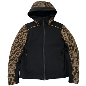Fendi Herren Jacke FF Logo Paneled Schwarz IT 48 / M - Bild 1 von 10