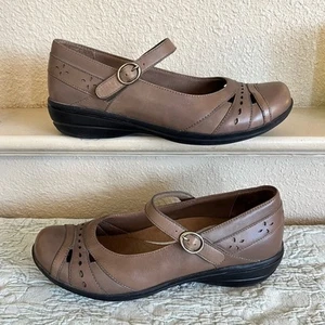 Dansko Mathilda Leather Mary Jane In Taupe - EU 41 or US 10.5/11 - Picture 1 of 14