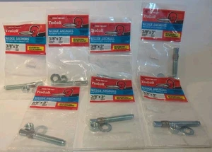 Lot of 7 Red Head Trubolt Zinc Plated Wedge Anchor 3/8" X 3" for Concrete 50082 - Picture 1 of 3