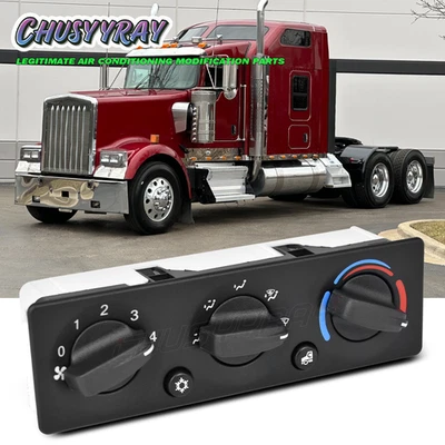 Heavy Duty A/C Control Switch Panel 599-5511 For Kenworth W900 T800 T600A 02-06 - Image 1 of 4