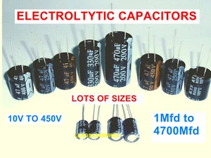 1000 Mfd  Microfarad 10 Volt Electrolytic Capacitor Pack Of 6 - Picture 1 of 1