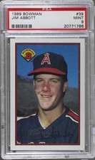 1989 Bowman Jim Abbott #39 PSA 9 MINT