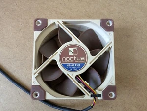Noctua NF-A8 FLX 80mm Premium Quiet Fan with 3-Pin Connector, Brown - Photo 1/4