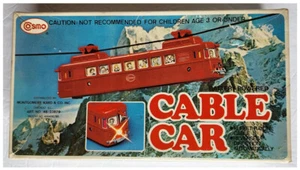 Cosmo batteriebetriebene Seilbahn mit Beleuchtung #9991; Oldtimer, geprüft - Bild 1 von 7