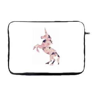 Unicorn Rose Laptop Case Sleeve Tablet Bag Ultrabook Chromebook Sleeve Gift - Picture 1 of 7
