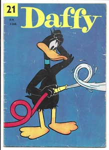 Daffy n. 21 con ringhiera, pelle, pip & silvestro - ORIGINALE LEHNING COMICHEFT - Foto 1 di 2
