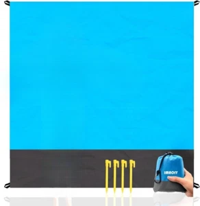 Beach Blanket Sandproof Waterproof, Beach Essentials Extra Large Mat, 79" X 55" - Picture 1 of 4