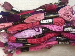 Presencia Finca Embroidery Thread 8 Mts 100% Cotton PURPLES - Picture 1 of 7