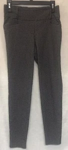 SOHO Apparel Ltd. High-Waist Pull On Blk Houndstooth Pixie Skinny Ankle Pants- S - Picture 1 of 6
