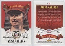 2014 Panini Hall of Fame Diamond Kings Red /75 Steve Carlton #74 HOF