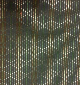 Pinstripe Abstract Blue Multicolor Fabric Slight Stretch 2+ Yds (75" L x 45" W) - Picture 1 of 2