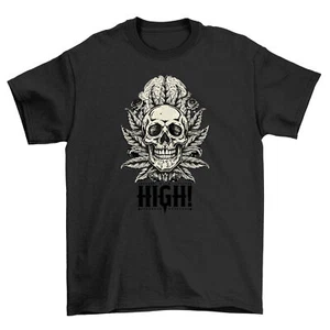 Weed Hemp_89: Camiseta Calavera y Hojas "Highway to Hemp" - Una Moda Alta y Laria - Imagen 1 de 40
