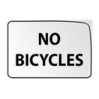 Horizontal Vinyl Stickers No Bicycle Traffic Traffic Traffic Industrial