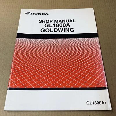 HONDA GL1800 A4 Goldwing OE Workshop Service Manual Supplement 62MCA00X - Image 1 of 4