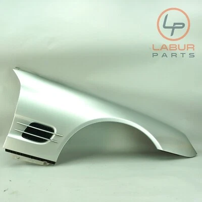 R230 03-08 Mercedes Clase SL FR448 Panel guardabarros delantero derecho lado pasajero plateado Foto 1 de 4