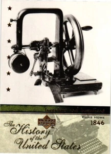 Geschichte der Vereinigten Staaten Erfinder Elias Howe 1846 Nähmaschine - Bild 1 von 4