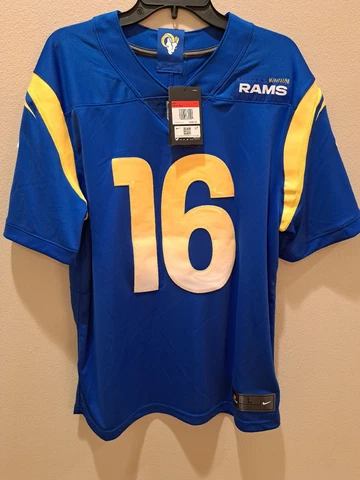 Nike NFL Los Angeles Rams Jared Goff Vapor Stitched Jersey Men’s Size Large NWT Cover