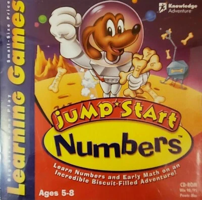 Jump Start Numbers CD-ROM Knowledge Adventure PC/MAC  (1998) NEW #65 - Image 1 of 2