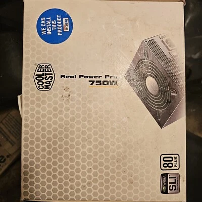 Cooler Master Real Power Pro RS-750-ACAA-A1 750W ATX 12V / EPS 12V SLI Cert READ - Image 1 of 4
